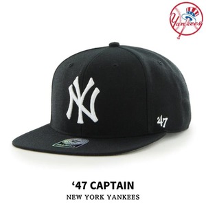’47 Brand 「"New York Yankees" CAPTAIN Black×Black」