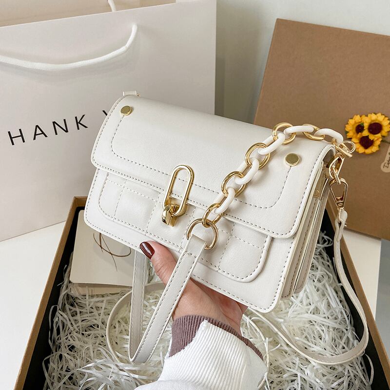 レッド スクウェア 手作りハンドバック42079240524