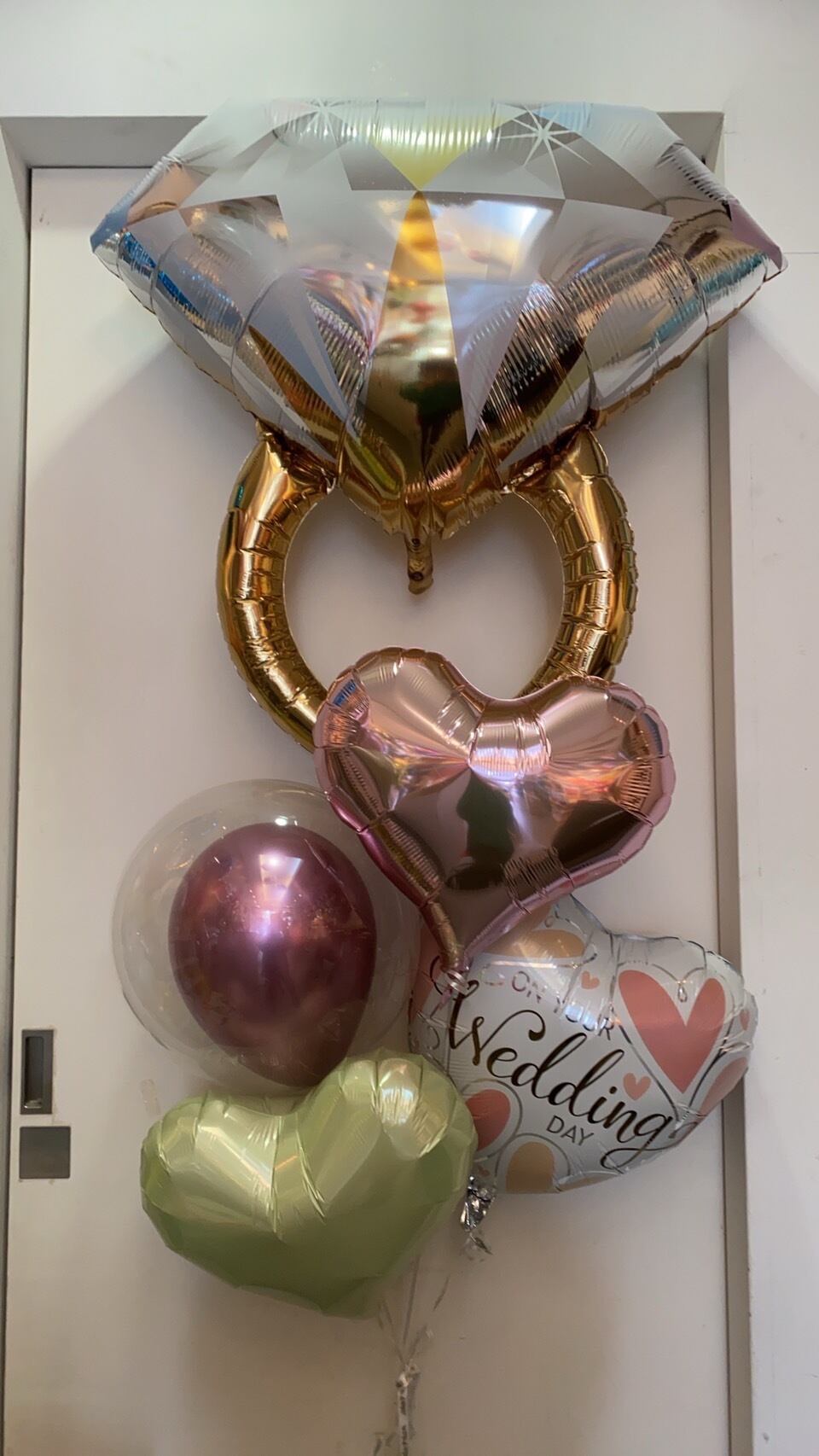 ビニール風船　ピンク！プラスチック　エアレーション式窒素　結婚式会場 ビニール風船 ピンク！プラスチック エアレーション式窒素 結婚式会場