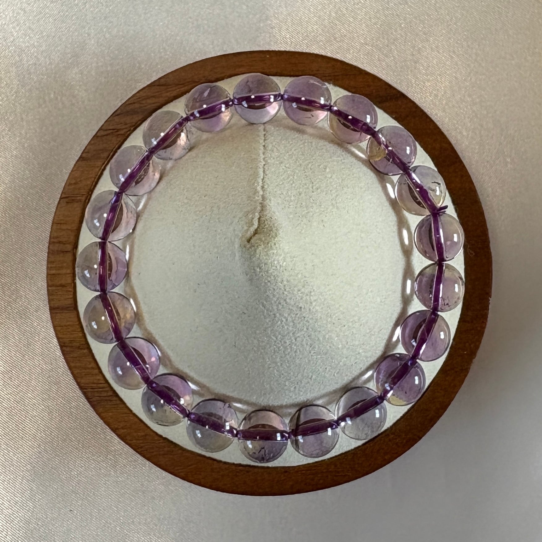 ボリビア産 アメトリン 8㎜ブレスレット✨ 調和と癒しをもたらす天然石/一点もの(内周14.5㎝)