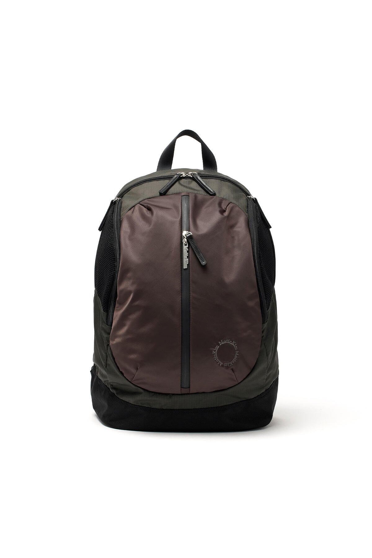 Matin Kim] EXPLORER ZIPPER BACK PACK IN KHAKI 正規品 韓国ブランド 