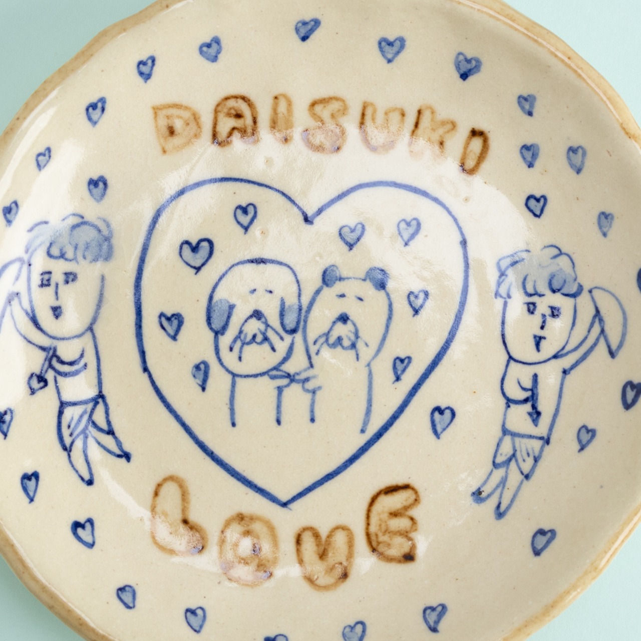 < yaseekassy > プレート - DAISUKI LOVE
