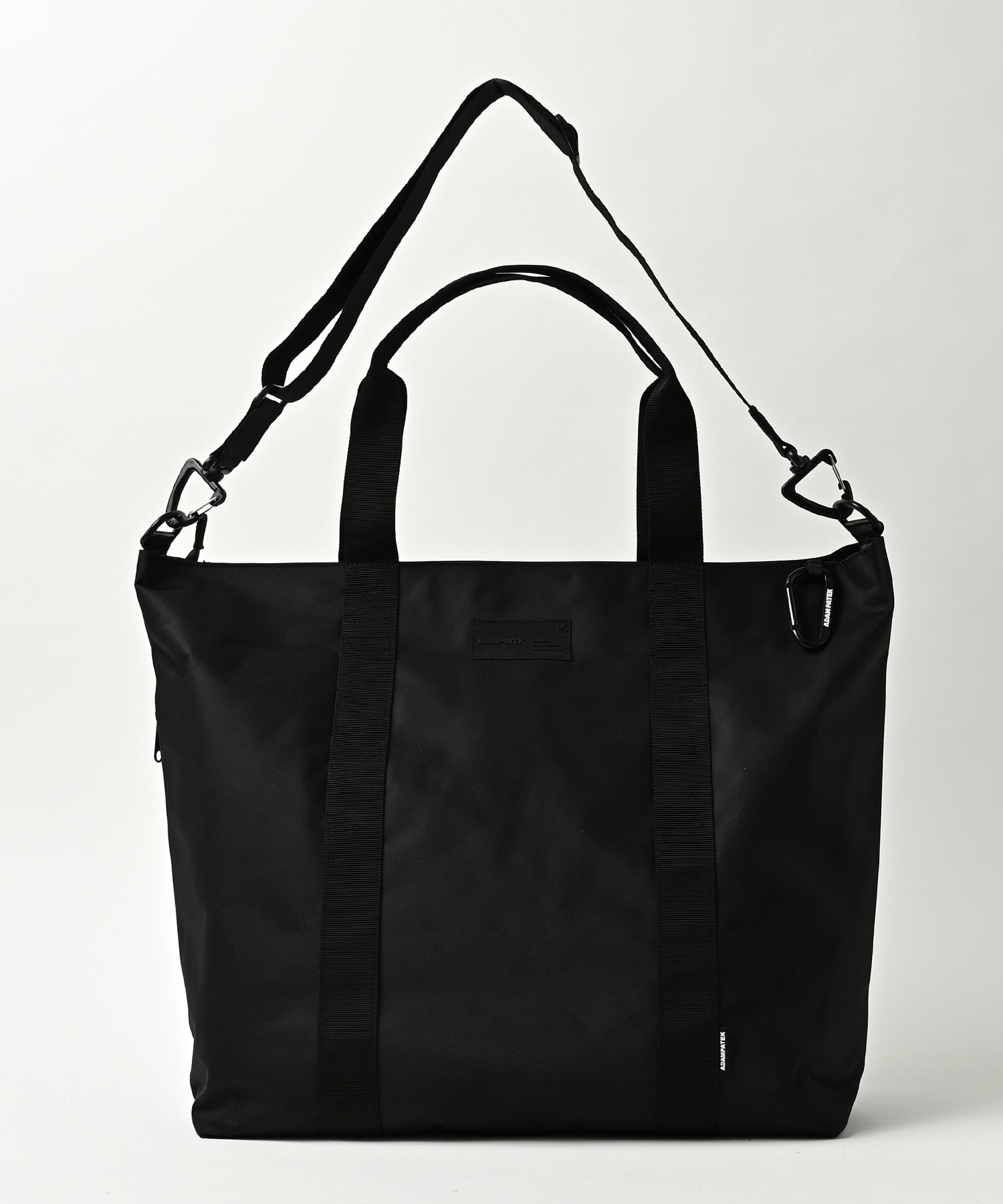 ADAM PATEK firm polyester tote bag (BLK) AP2429025 | DEPROID