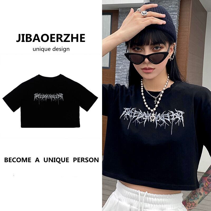 ショートTシャツ プリント半袖スリーブスリムウェストラウンドネック ハーフスリーブ かわいい Oネック ケッペル79913845976