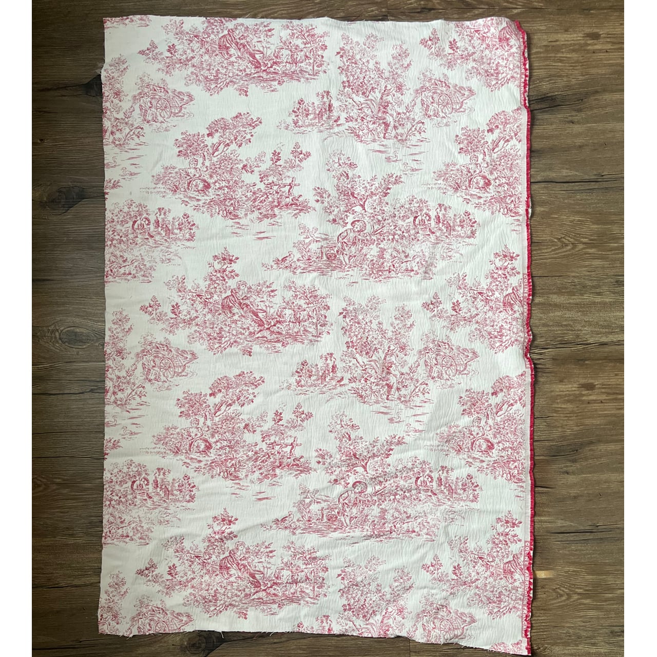 ✴︎再入荷✴︎ Fabric生地 トワルドジュイ（Toile de Jouy)／4.レッド