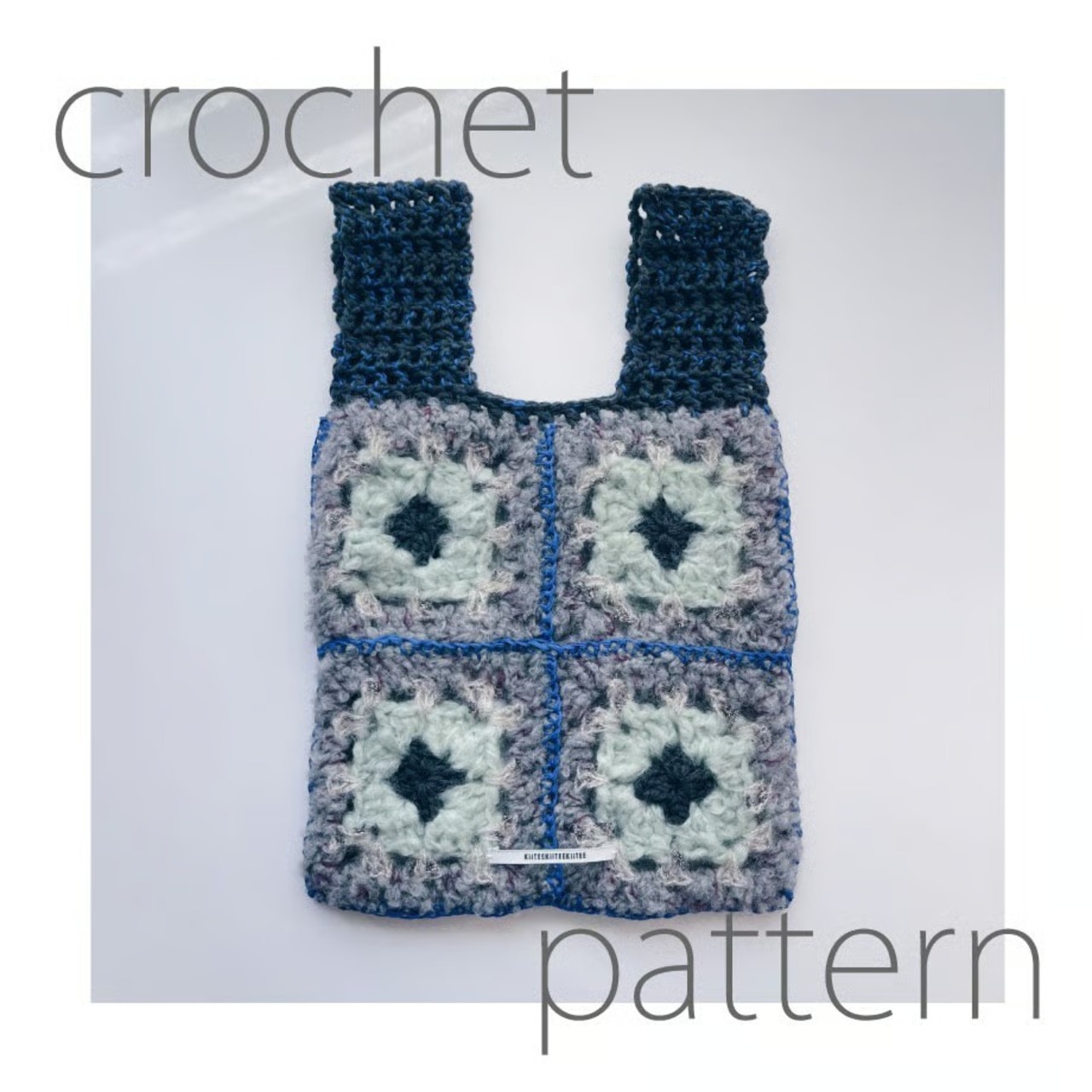 [Pattern] クレイジーグラニースクエアバッグ