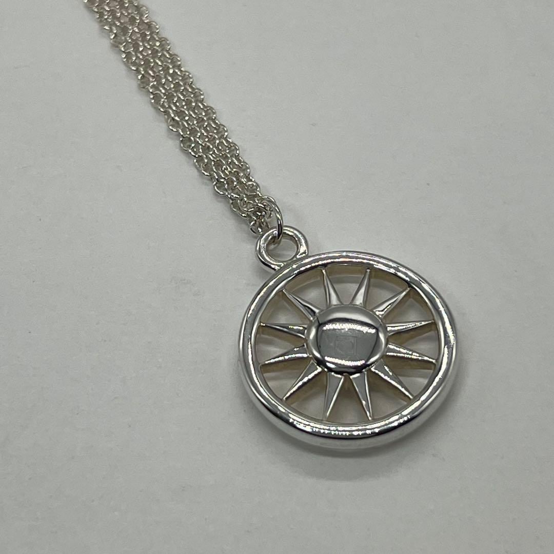 ティファニー TIFFANY 太陽 サン ダブルチェーン ネックレス SV925