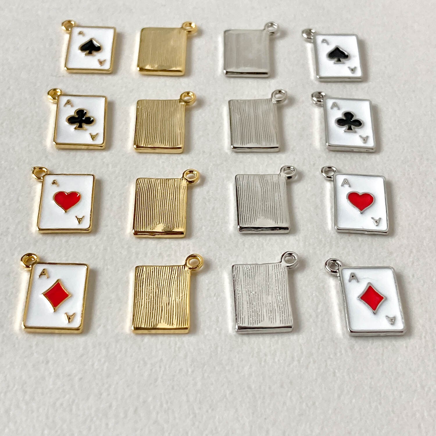 新色追加〉トランプモチーフチャーム | Dua-アクセサリーパーツショップ