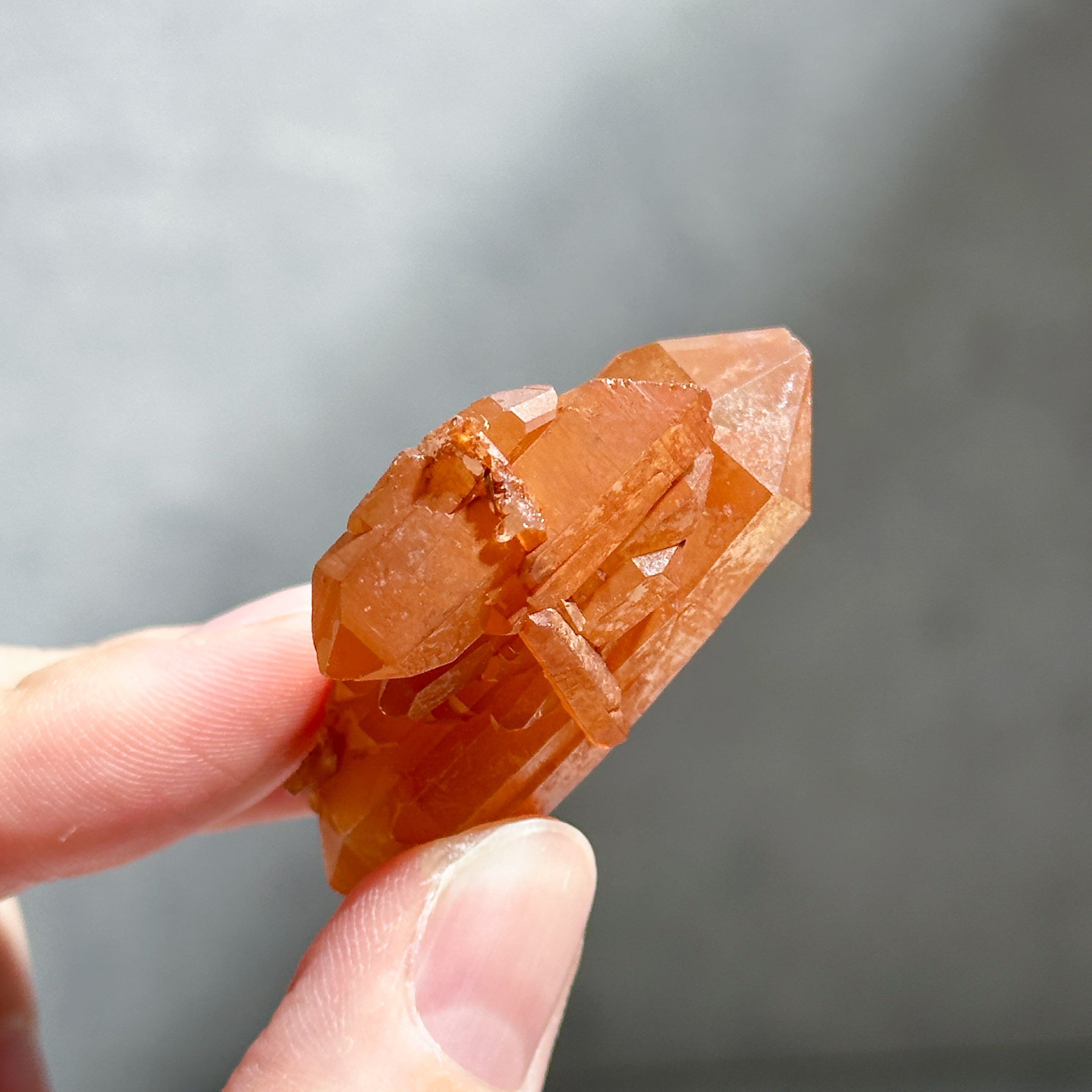 タンジェリンクォーツ クラスター52◇ Tangerine Quartz ◇ 天然石