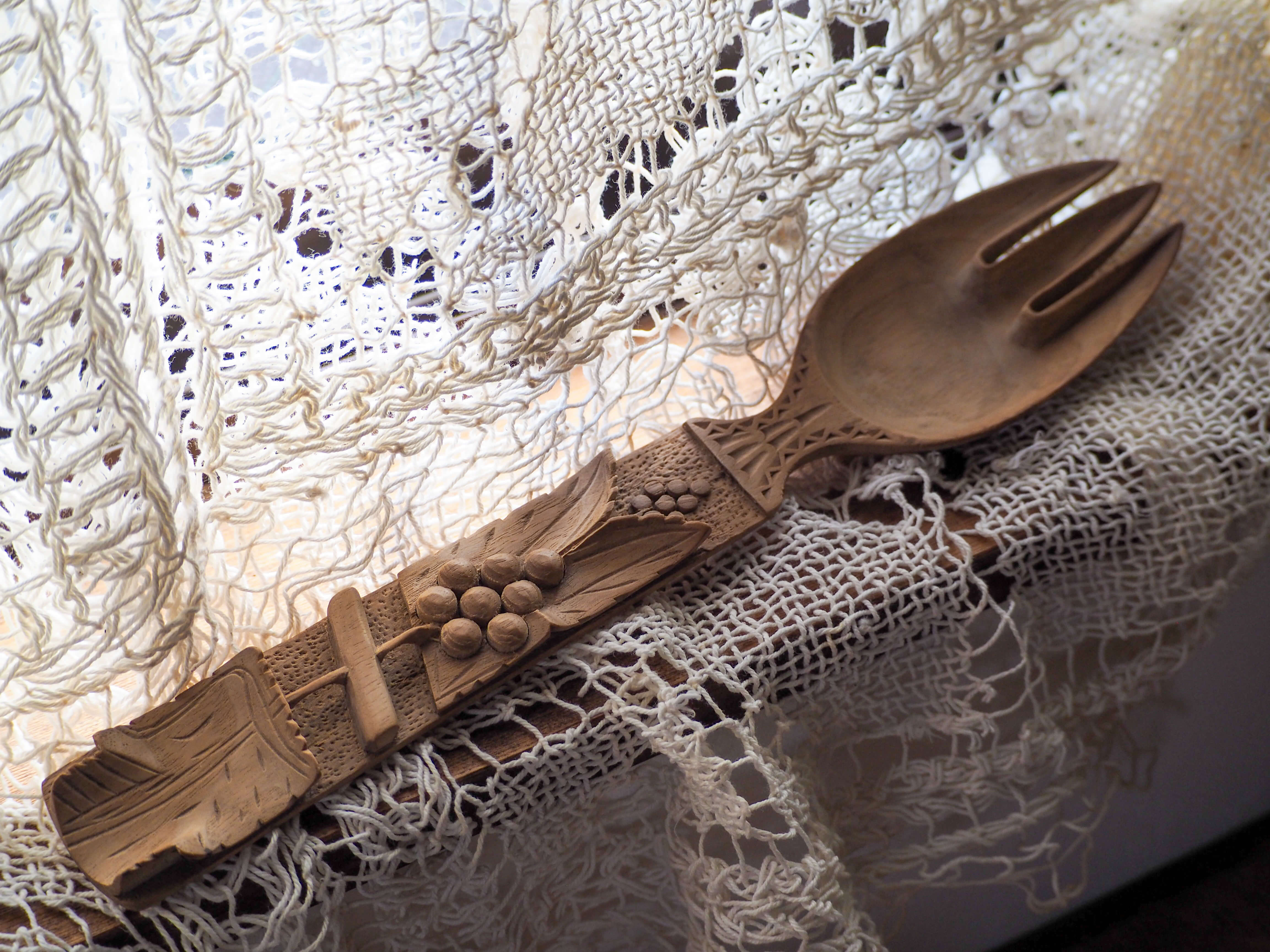 木製 ヴィンテージ フォーク オブジェ 彫刻 ファーマーズ風 obj-2