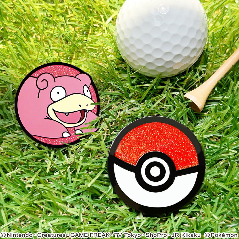 ポケモン ゴルフマーカーBIGサイズ（ヤドン） マグネット クリップ式