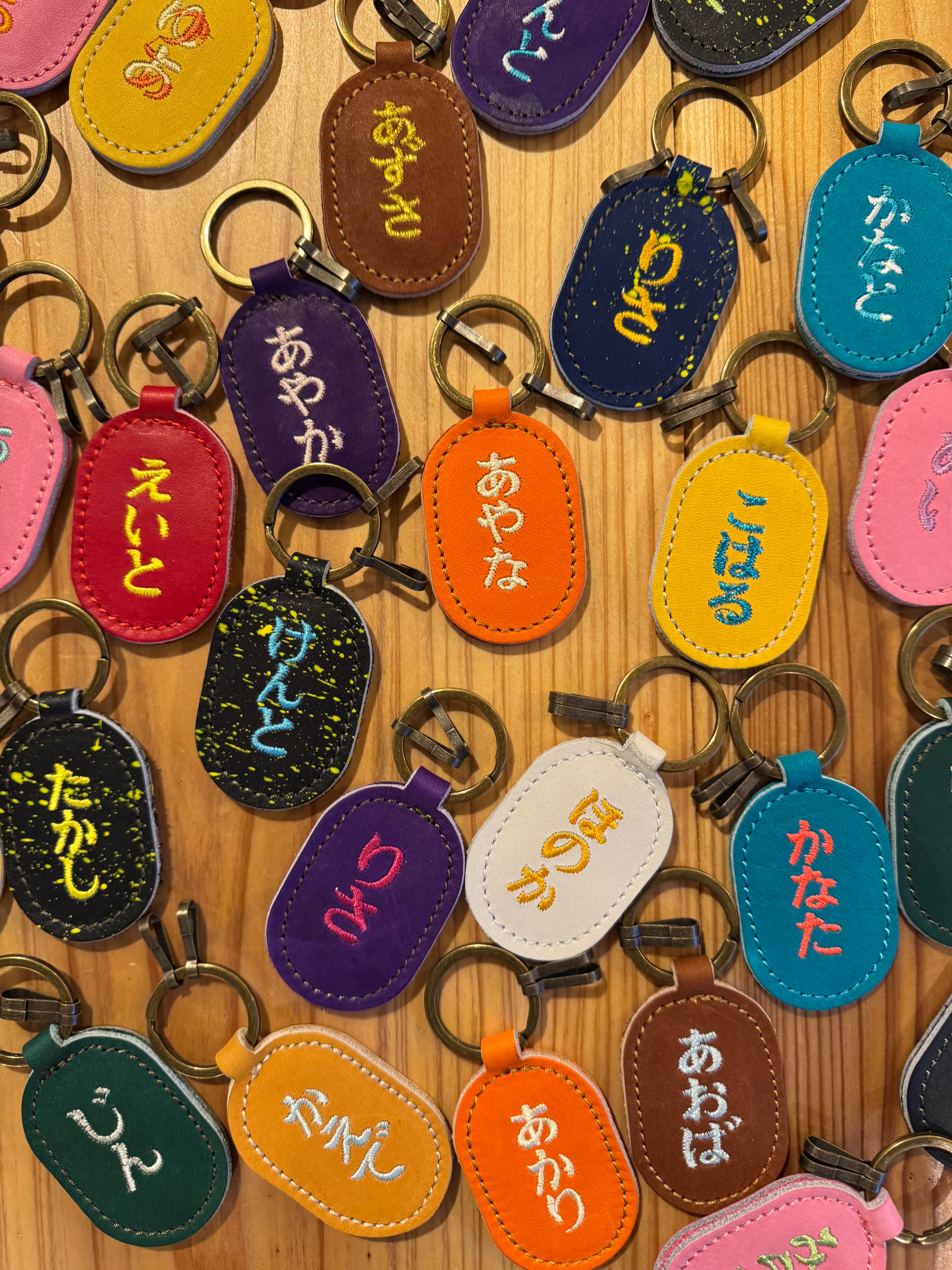 漢字、ひらがな、数字、英語、キーホルダー（オーダー） | JINTO