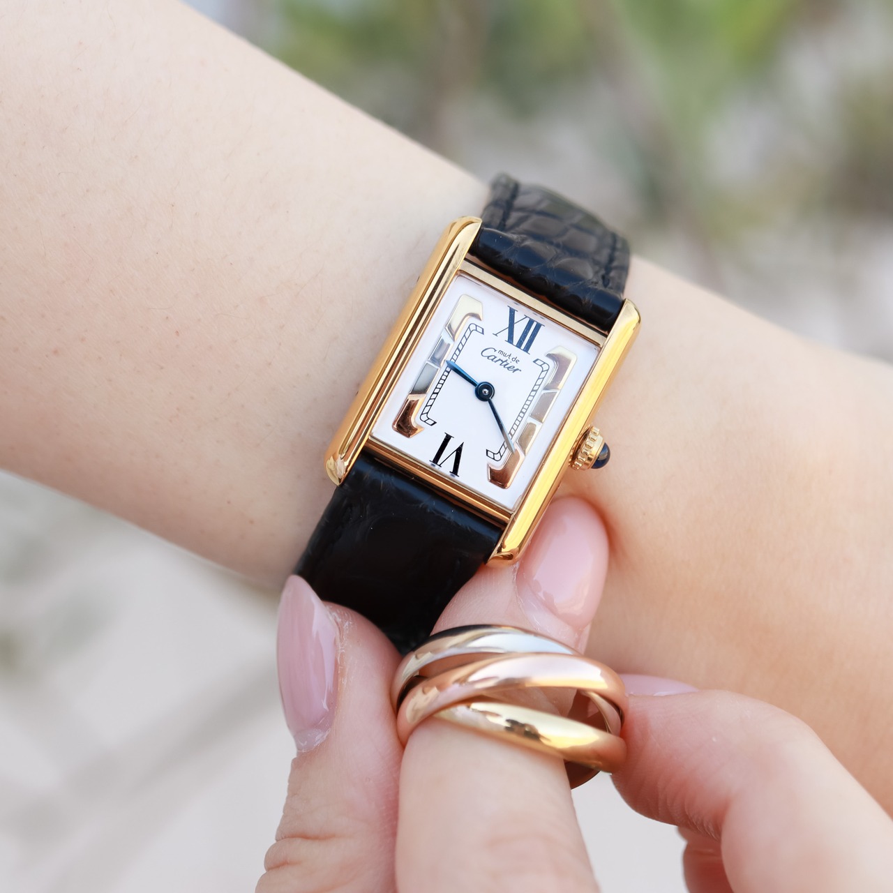 カルティエ マストタンク SM トリニティ文字盤