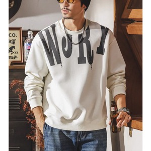 Typography crewneck sweatshirt 1265