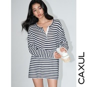 Relax Border Knit Top/2color