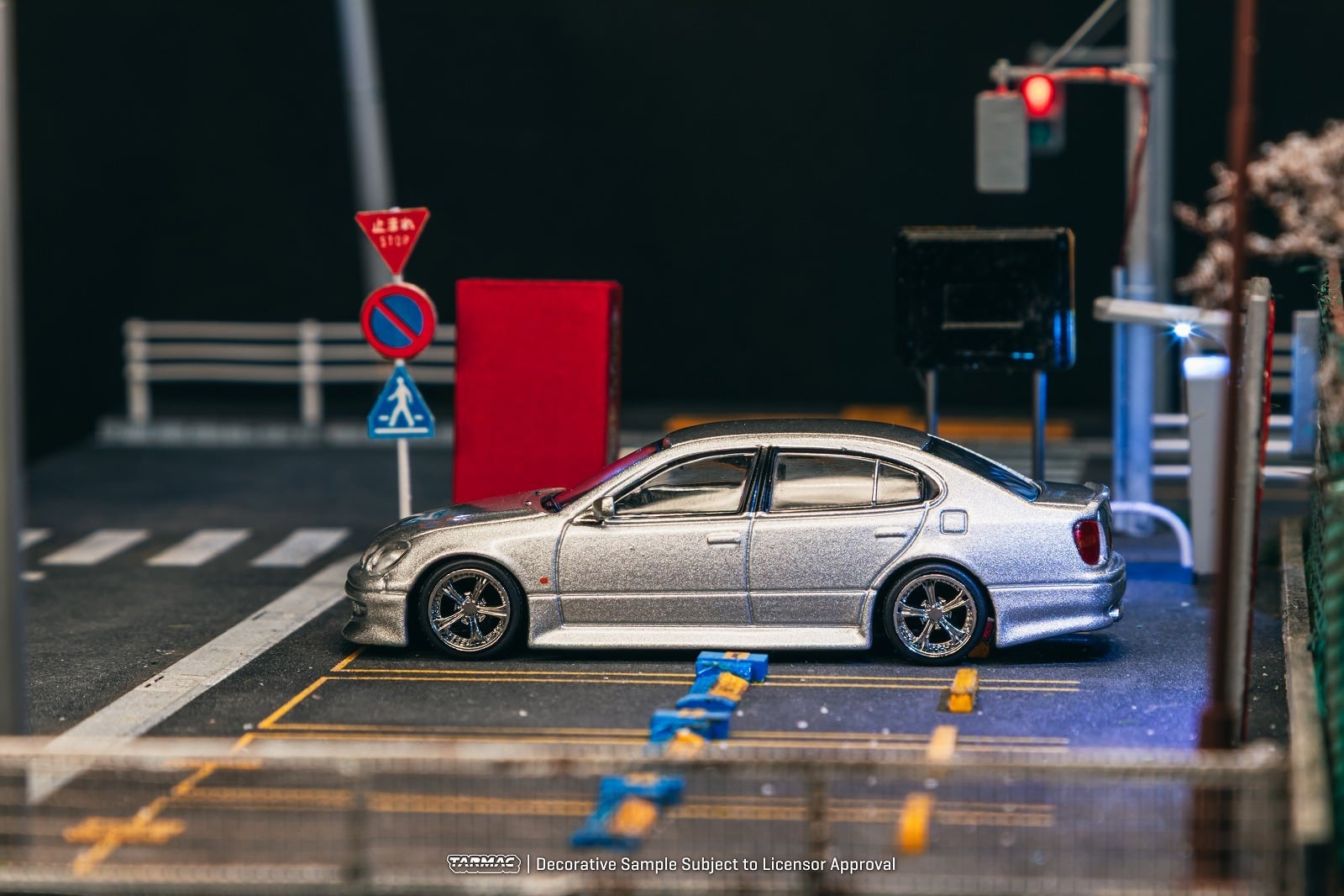 Tarmac 1/64 VERTEX Toyota Aristo JZS161 Silver | ANKGLID Power