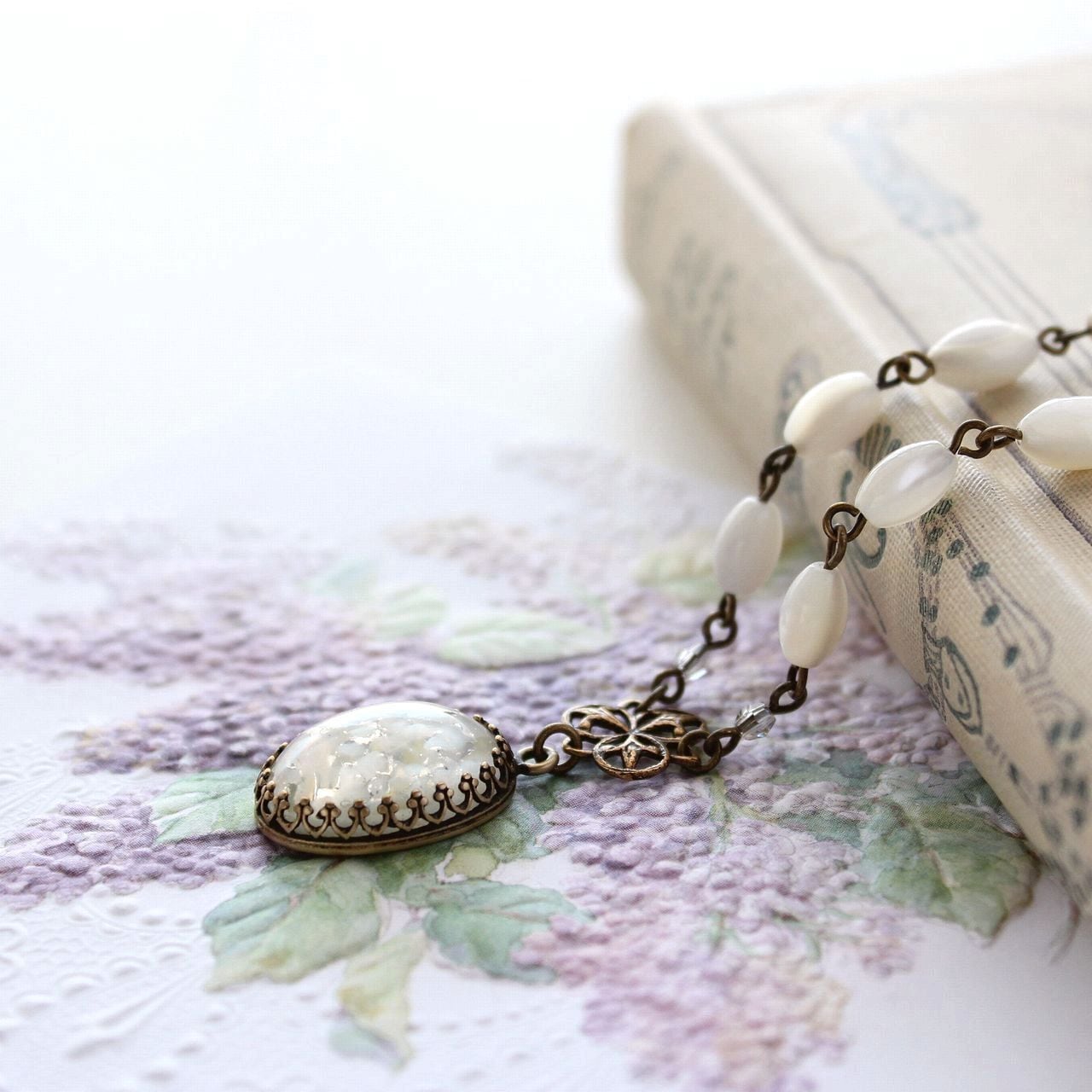 オパール ネックレス トップ Pt900