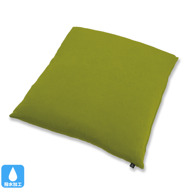 布ものがたり（ちりめん無地）　座布団（カバーのみ）　GK（草色-くさいろ）55×59