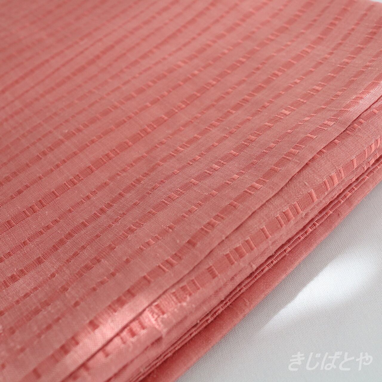 色無地　着物　反物 約37cm幅　一重梅　ピンク正絹　丹後縮緬 baadf9754b21a1ce3a22b886a3f241