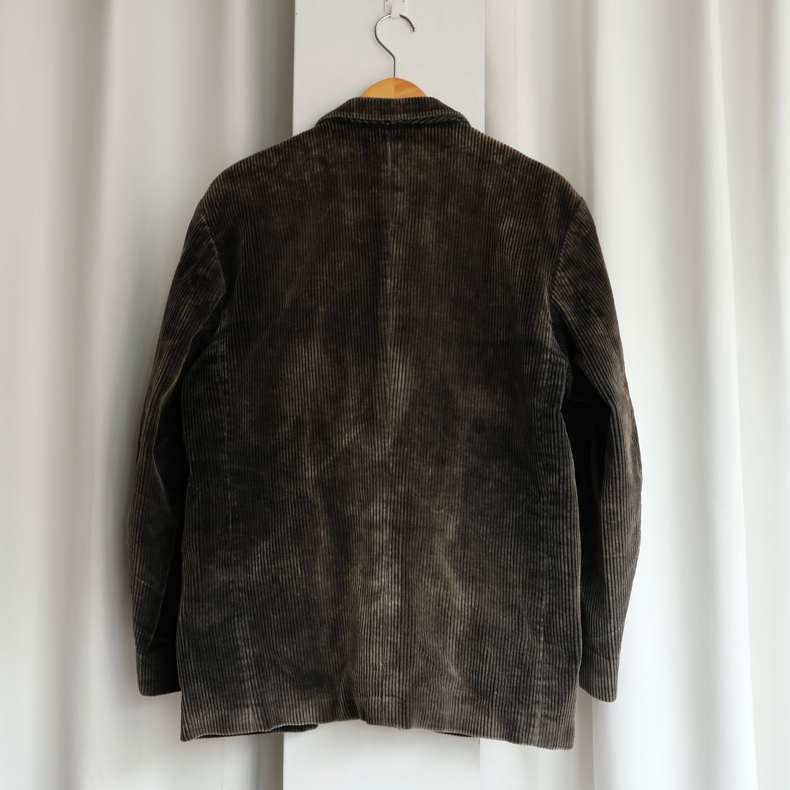 60s FRENCH VINTAGE DOUBLE BREASTED CORDUROY JACKET | safarionline