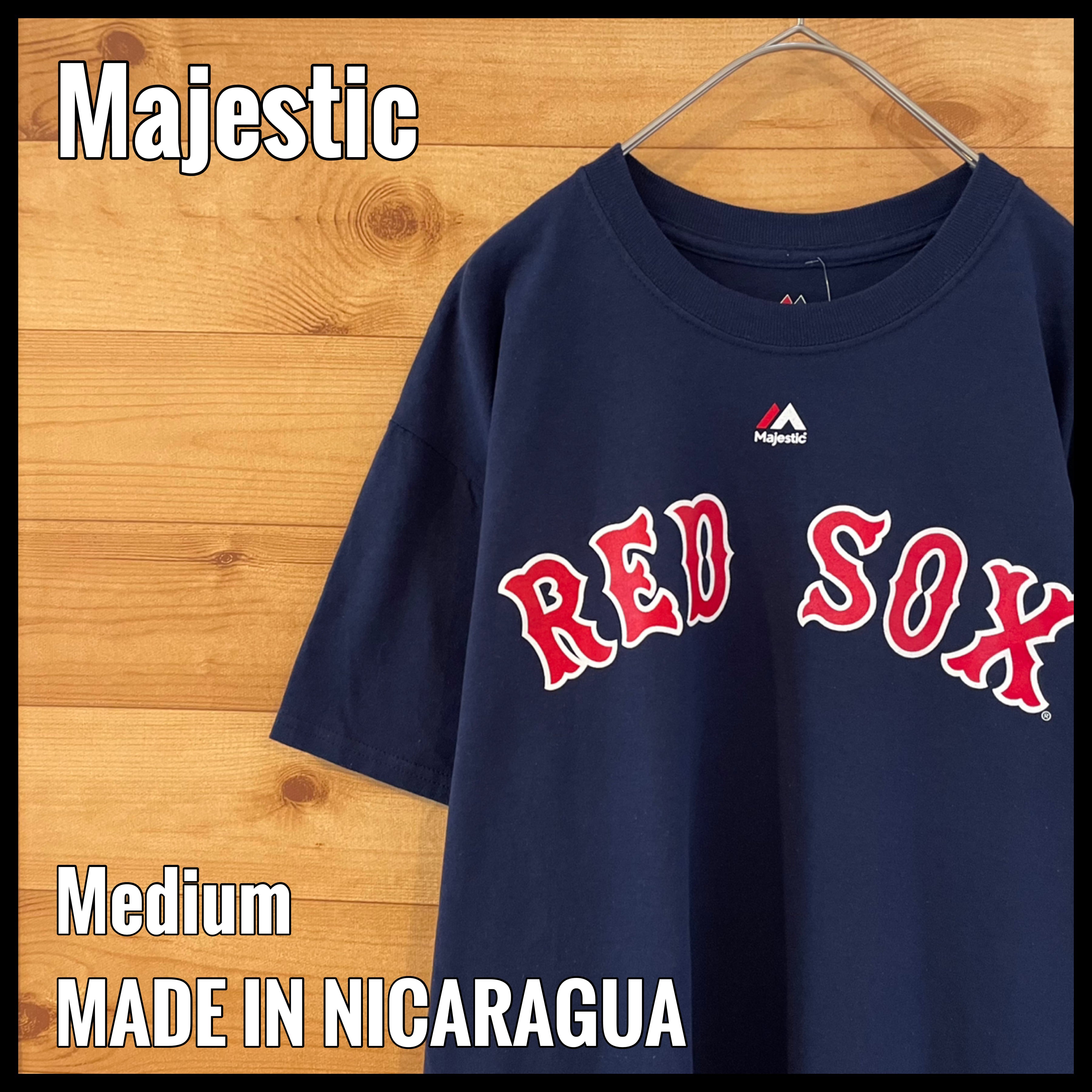 majestic CANADA製 MLB RED SOX 刺繍 パーカー