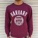 00s IVYSPORT HARVARD ハーバード スウェット カレッジロゴ ラバー プリント トレーナー ヴィンテージ バーガンディ アメリカ古着 M相当