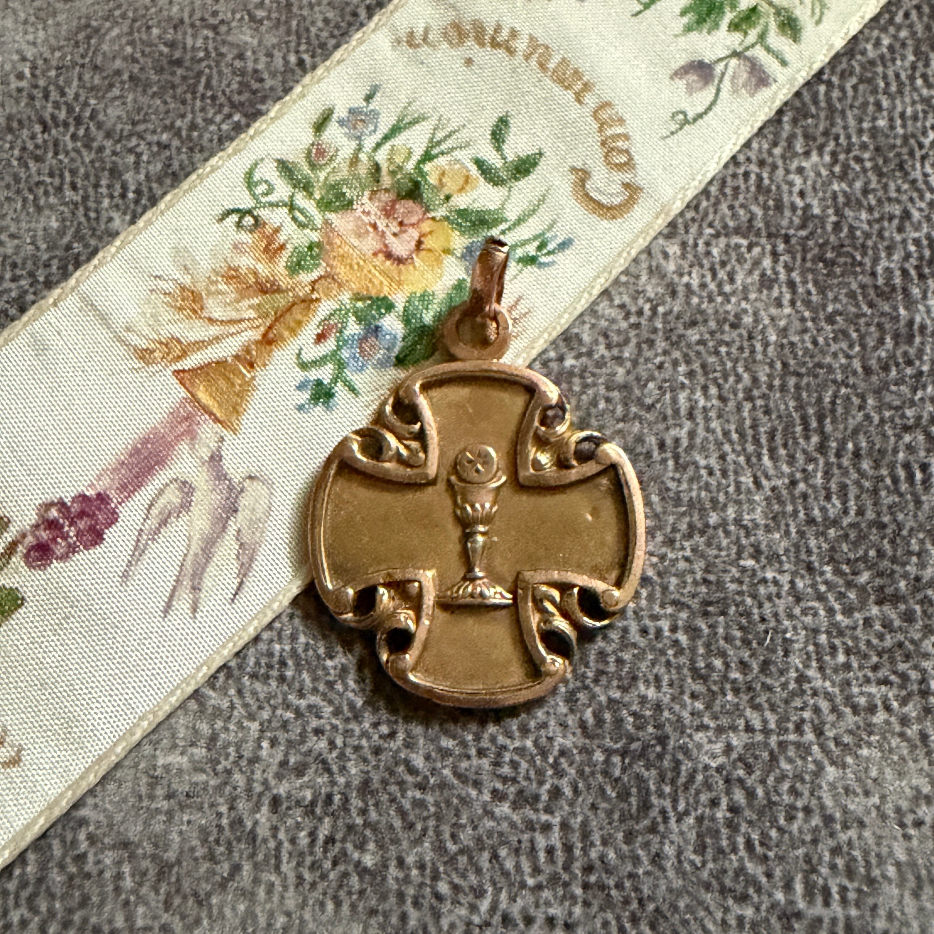 クロス | Antique medaille Mary