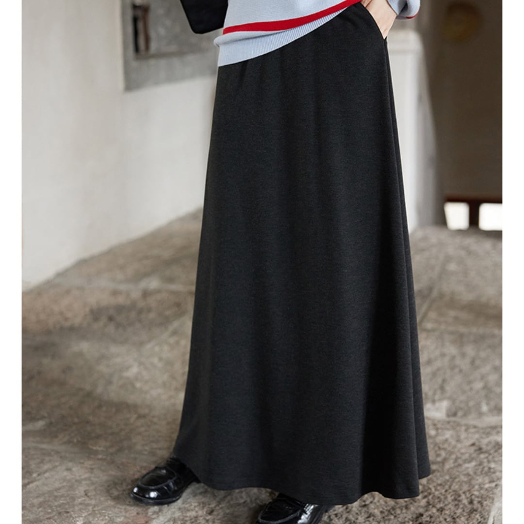 stretch jersey aline skirt