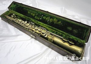 Buescher TRUE TONE【元プロ愛用品】ビッシャー  中古 ソプラノサックス 1916年頃 GP管体 Lo-Fiな表現にピッタリ！　117151