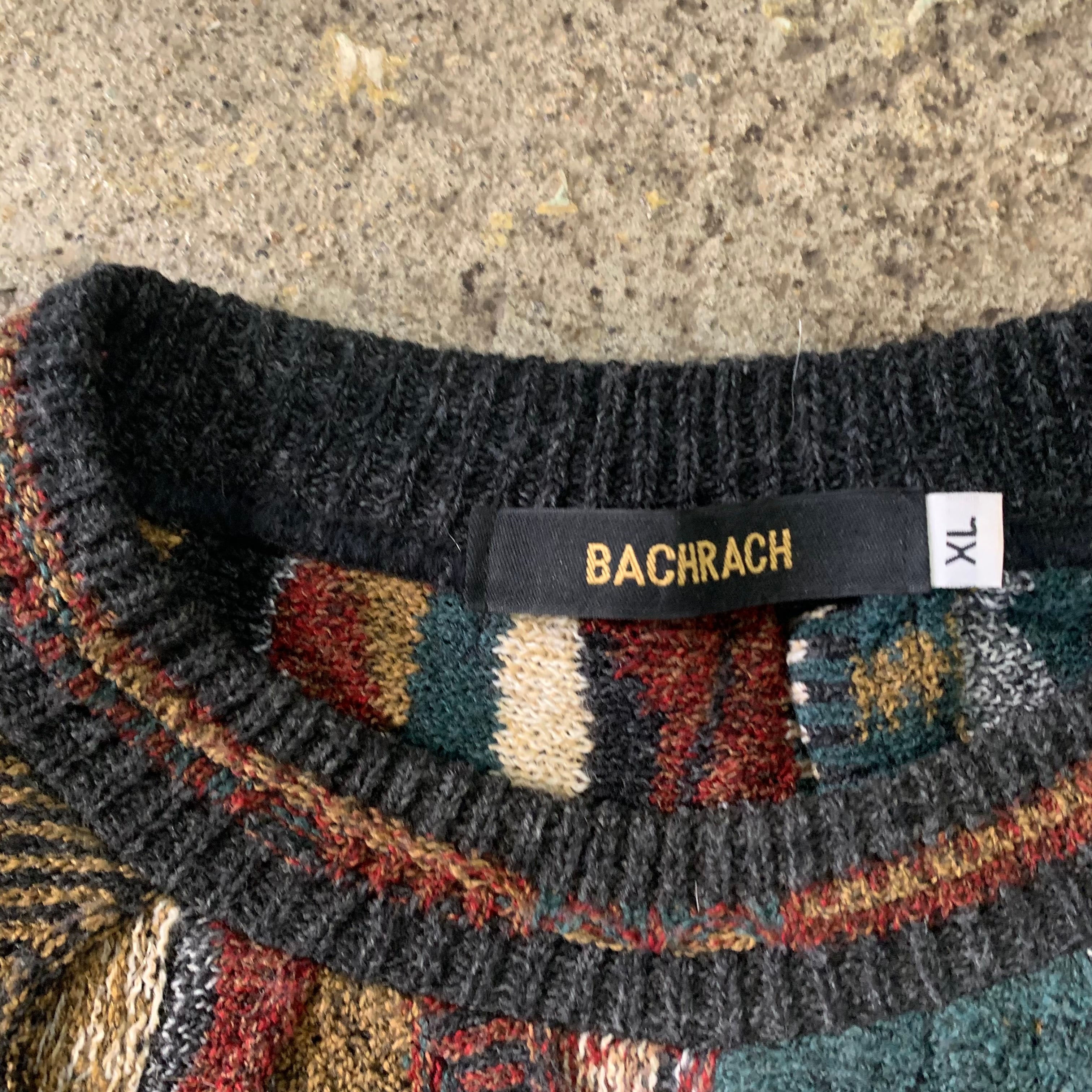 90s BACHRACH 3D knit | What