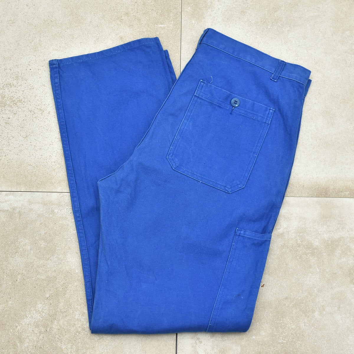 90~00s French work pants cotton blue T46 | 古着屋 grin days 90~00s French work pants cotton blue T46 | 古着屋 grin days
