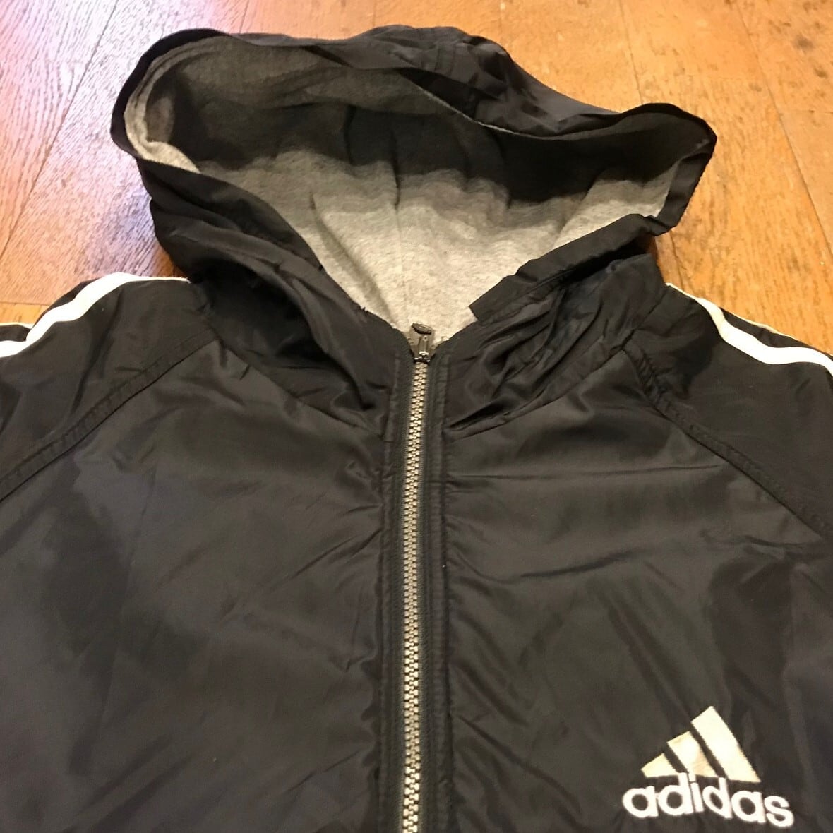 adidas リバーシブル ジップアップ パーカー ☆【送料無料