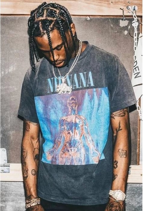 ボックスロ NIKE - Travis Scott 限定 Tシャツ トラヴィススコット XL