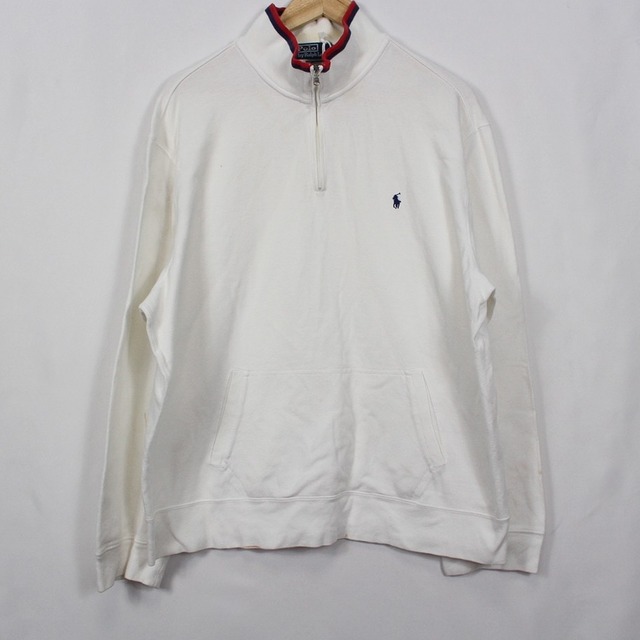 【Ralph Lauren】ジップセーター White