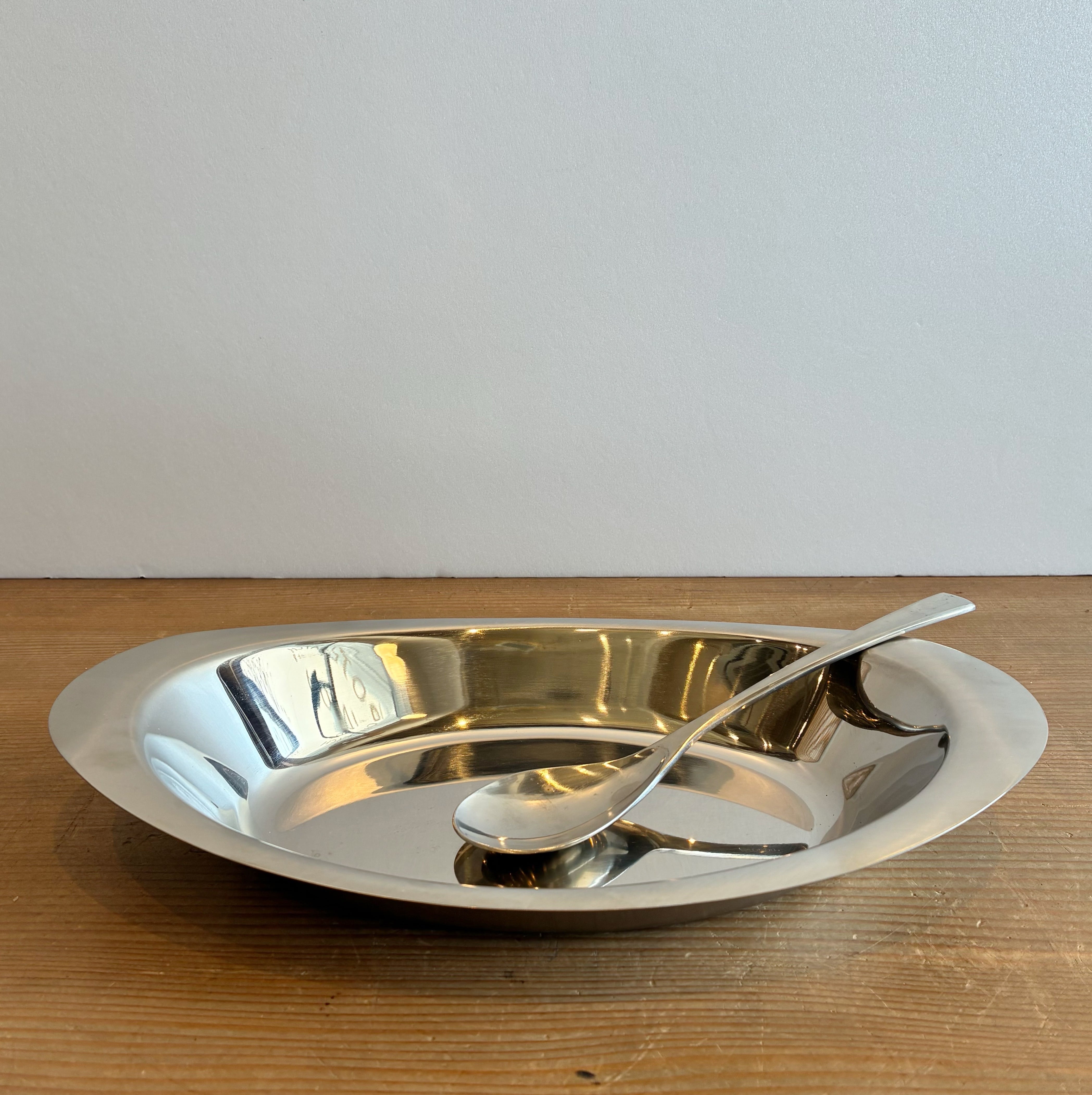 ステンレスカレー皿&スプーン