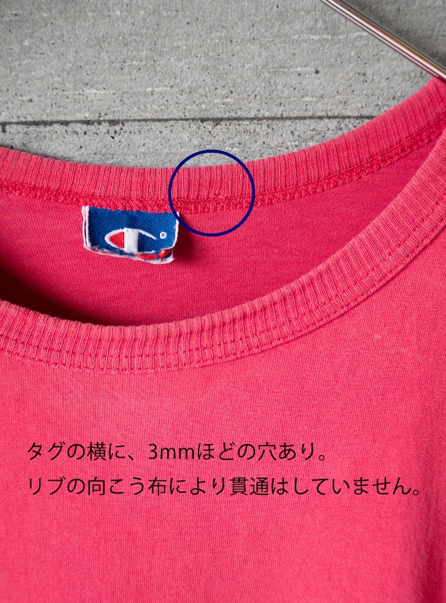 "Champion" 1990s Rib binder neck t-shirt