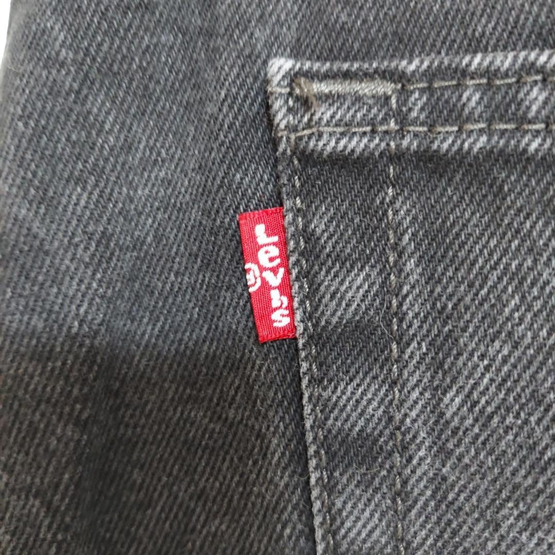 W40 Levi's リーバイス505 ブラックデニム バギーパンツ ルーズ 黒 | fuufu