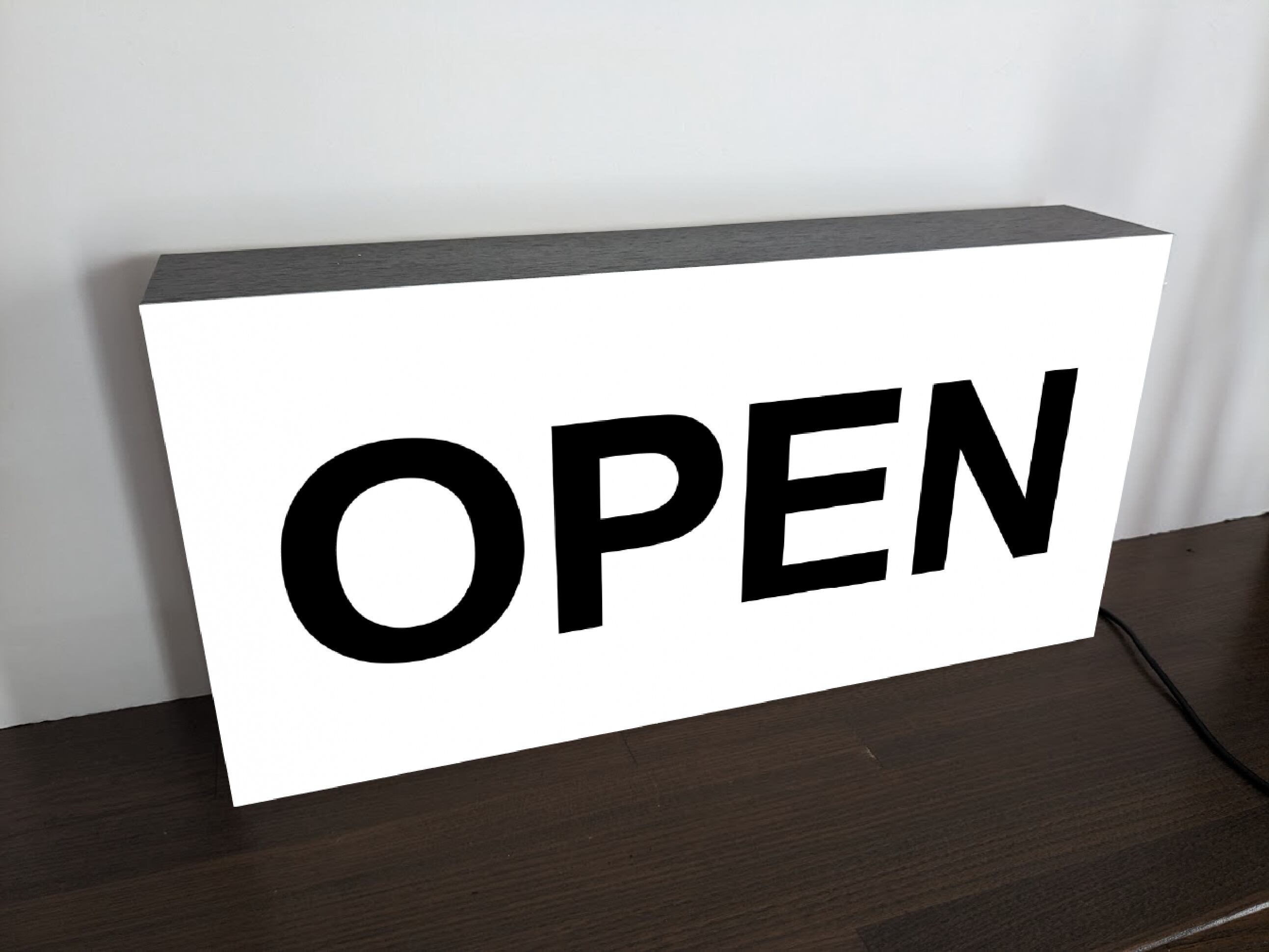 Lサイズ 文字変更無料】OPEN オープン 営業中 開店 ウェルカムボード