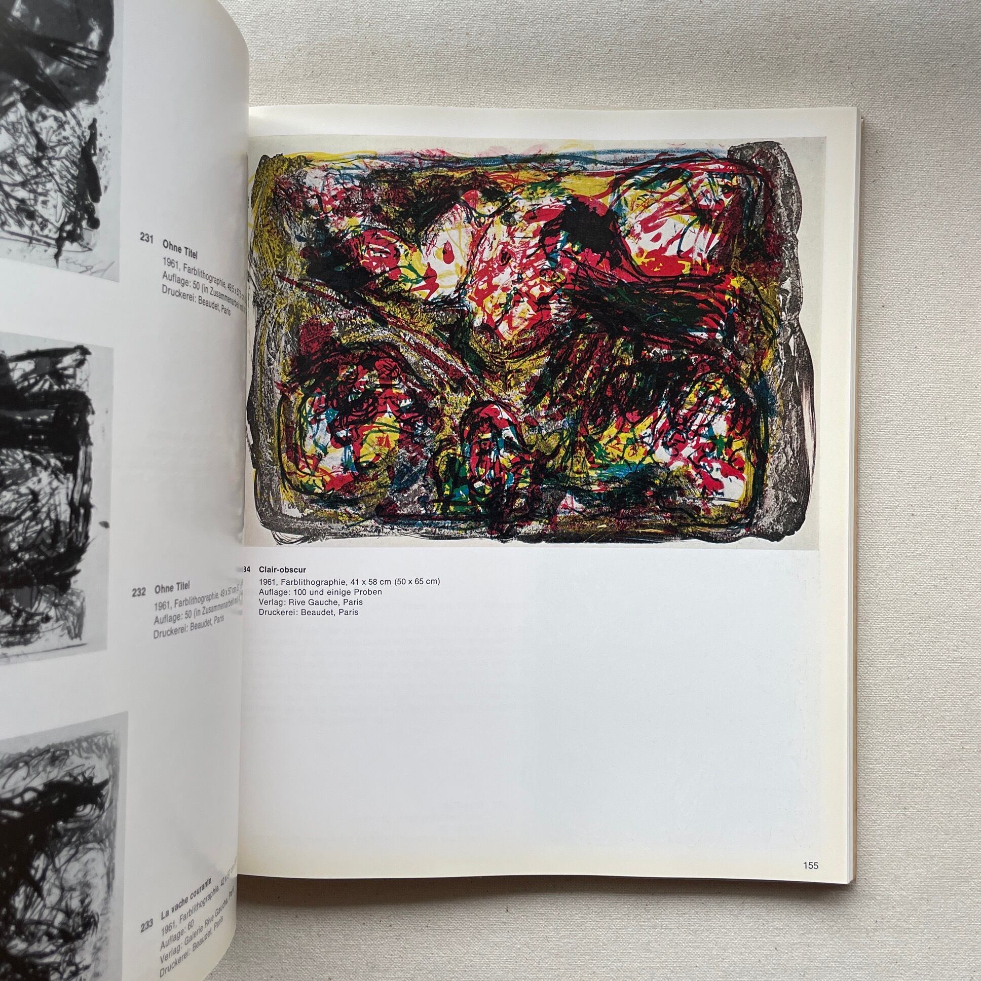 Werkverzeichnis Druckgrafik | Asger Jorn（アスガー ヨルン : 版画