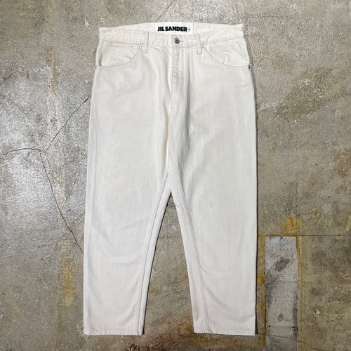 JIL SANDER GRAY EAR DENIM PANTS