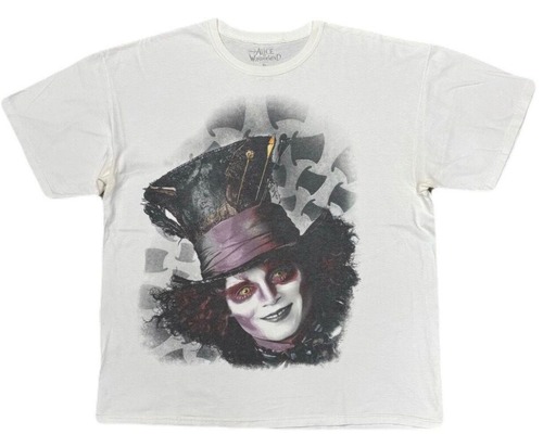 ALICE IN WONDERLAND Mad Hatter Movie Tee / Size XL