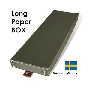 Sweden Military / Long Paper BOX / USED