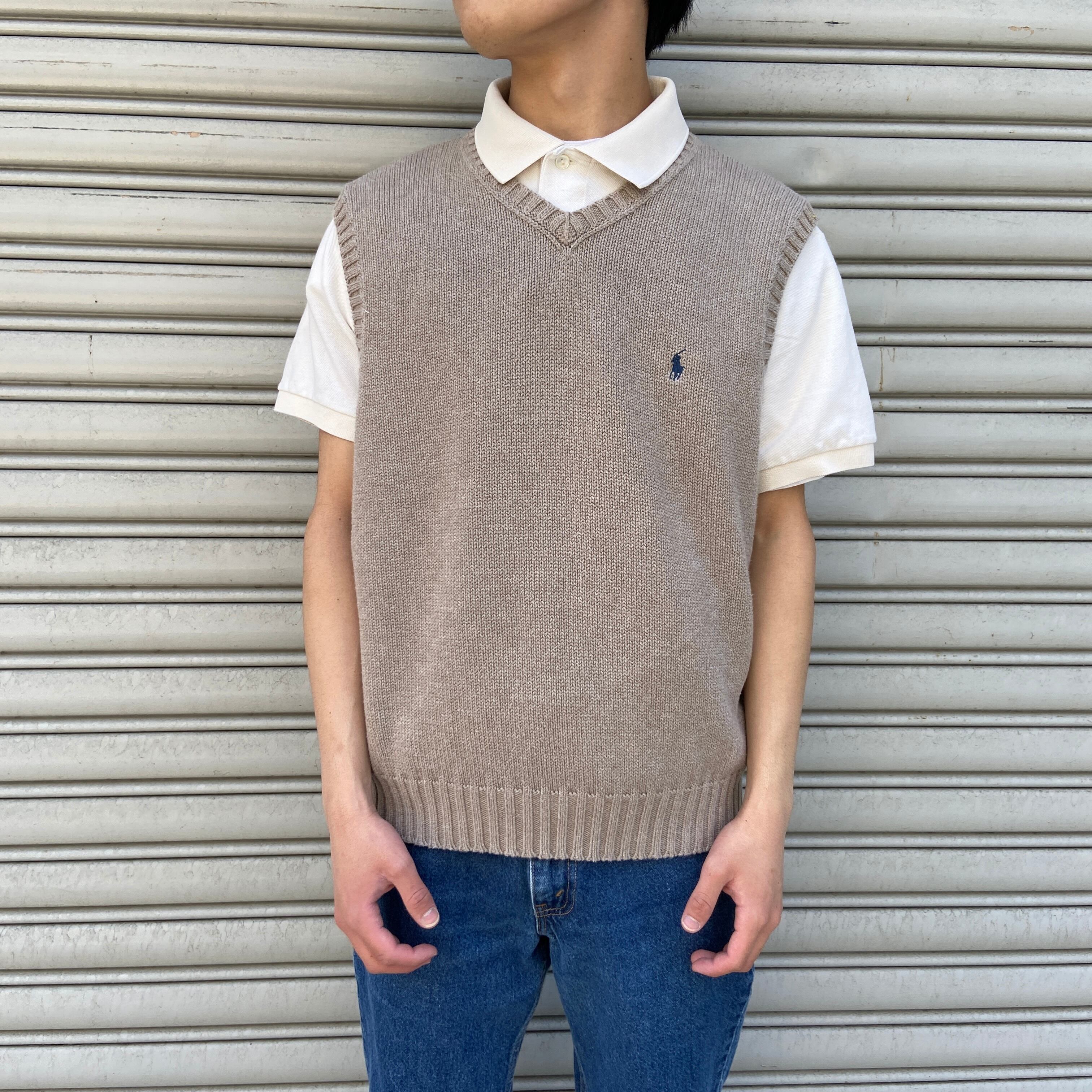 90s vintage polo sport リネン×コットン ベスト