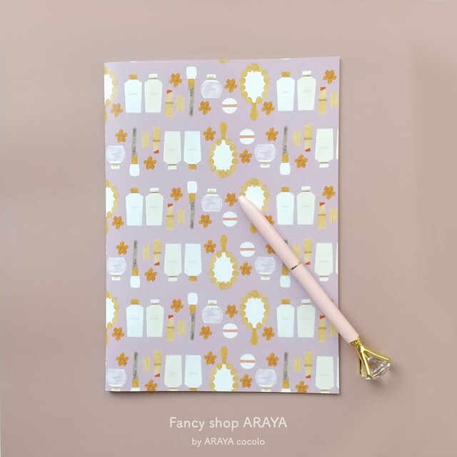 A5ノート "すみれ化粧品 Sumire cosmetics" / Note book