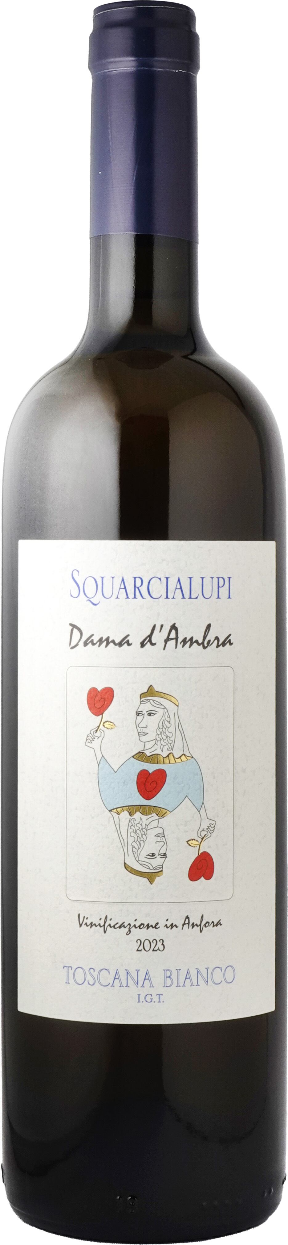 ヴィーニ・イン・アンフォラ・IGT・トスカーナ・ビアンコ・ダマ・ダンブラ　23　スクワルチャルーピ　Vini In Anfora IGT Toscana Bianco Dama D'ambra　23　Squarcialupi