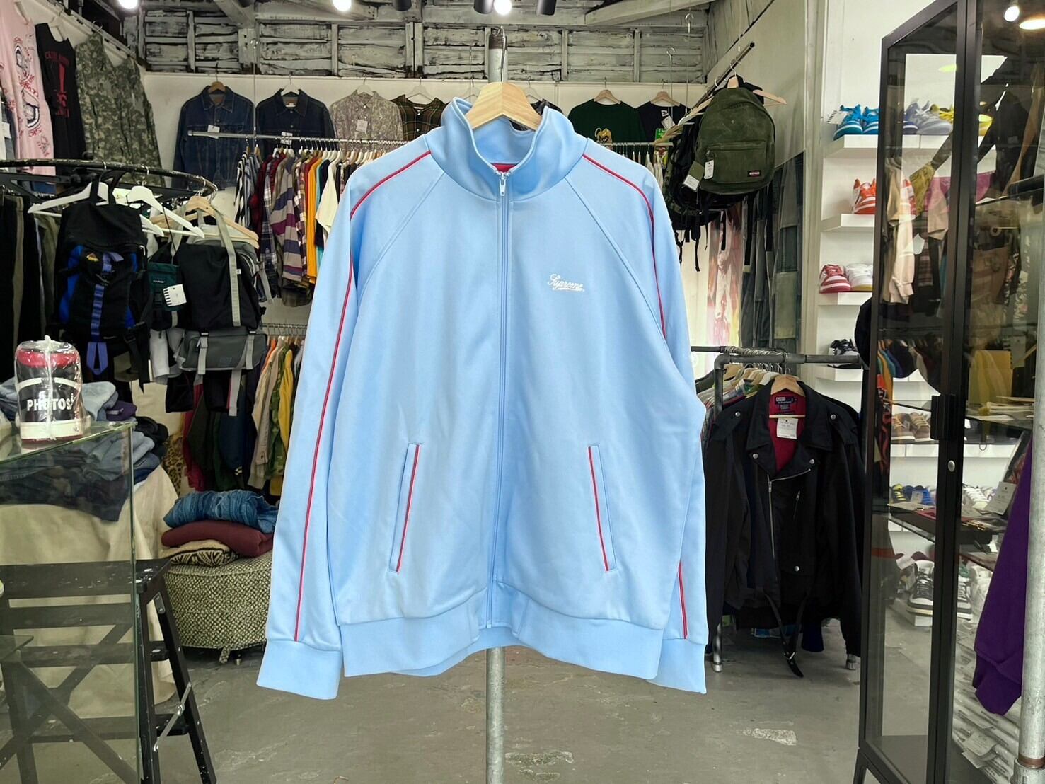 Supreme TRICOT TRACK JACKET LIGHT BLUE XL 43808 | BRAND BUYERS OSAKA 