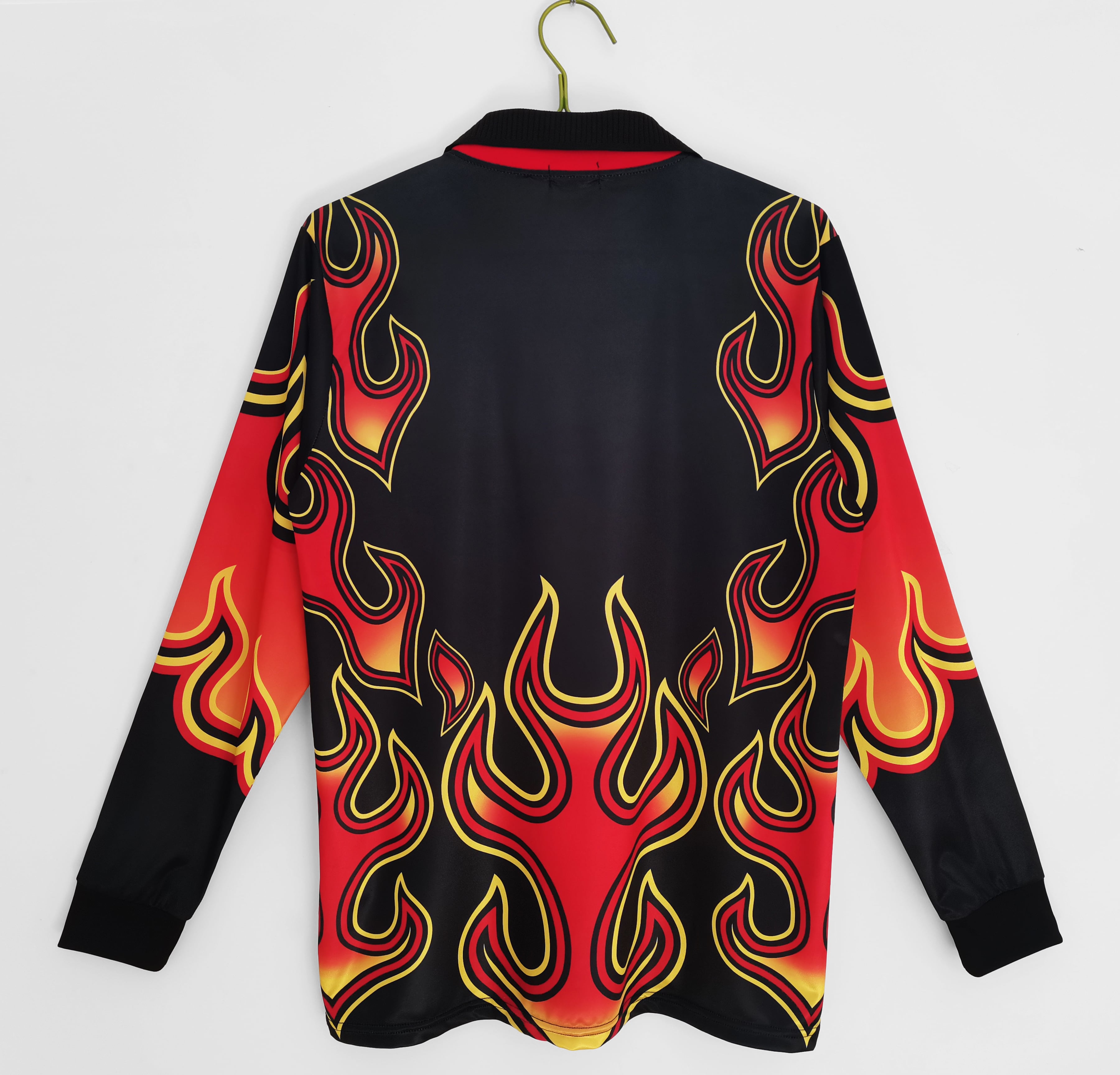1998 Japan Red Flame Goalkeeper Retro Long Sleeve Jersey 1998 日本
