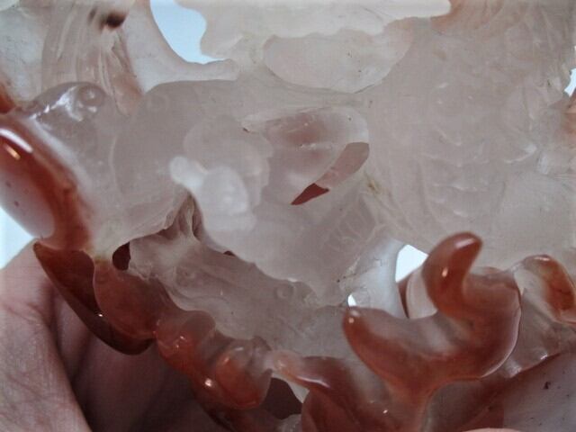 [送料無料][高品質] 天然ヘマタイトin水晶龍