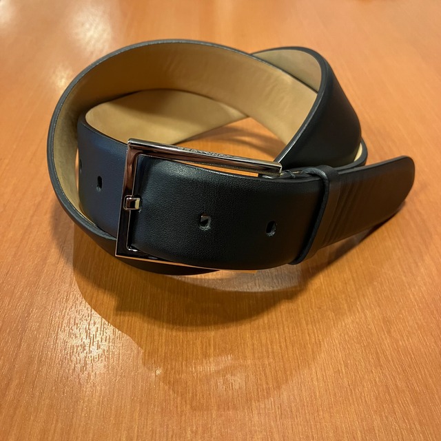 JOHN LOBB LEATHER BELT BLACK