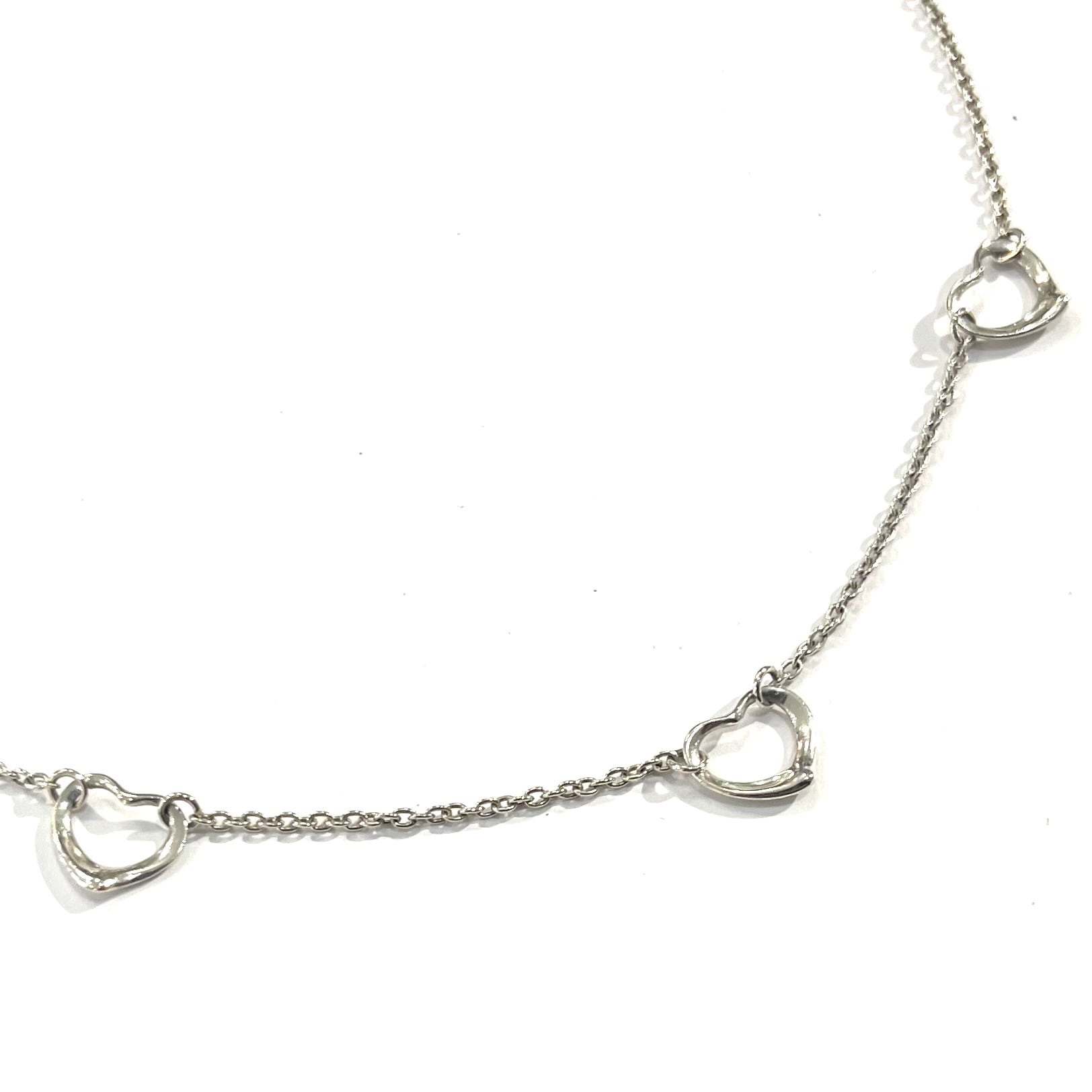 TIFFANY & Co.】2758 ティファニートリプル オープンハート ネックレス